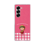 クリアケース［ ちびまる子ちゃん - ピンクチェック ］