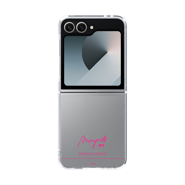 恵比寿像　銀製ガラスケースあり クリアケース for Samsung Galaxy Z Flip6［ 【AKB48 THREE CONCEPTS