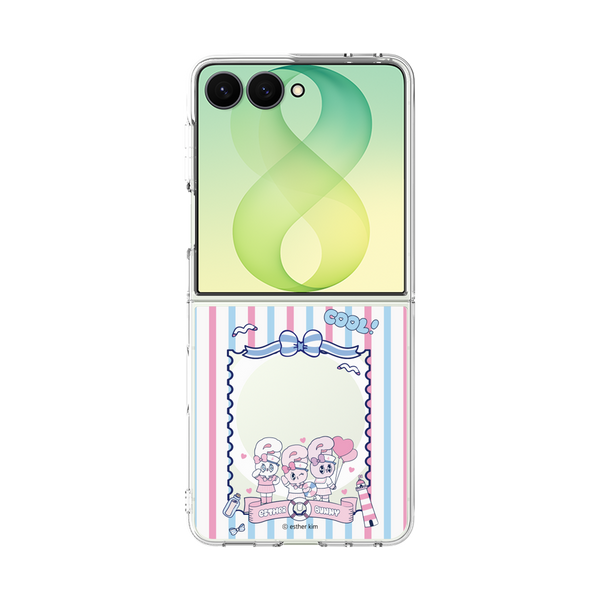 クリアケース for Samsung Galaxy Z Flip8［ エスターバニー - Pink