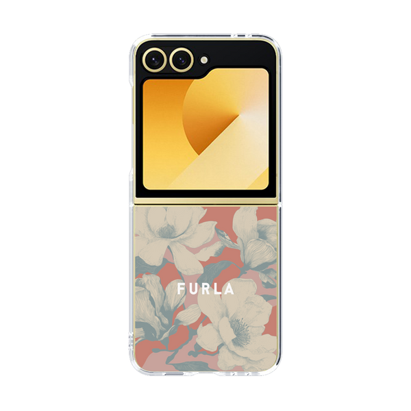 山﨑　Fall・Flip 2体セット+ショーケース クリアケース for Samsung Galaxy Z Flip6［ FURLA - MAGNOLIA-02 ］