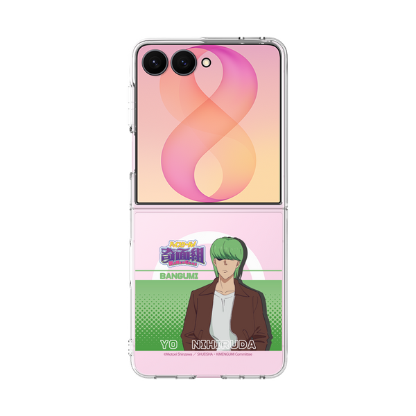 クリアケース for Samsung Galaxy Z Flip8［ ハイスクール奇面組 - 似