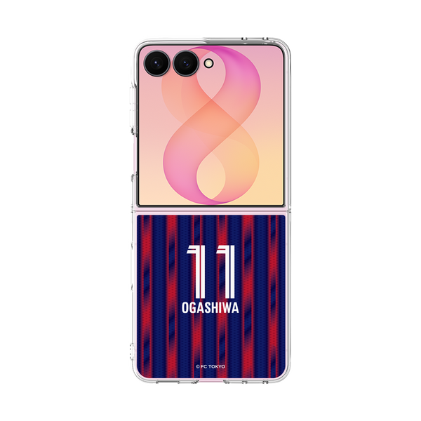 クリアケース for Samsung Galaxy Z Flip8［ FC東京 - FP 1st - 小柏 剛 ］