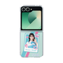 クリアケース［ STU48 - インスタントフォト風デザイン - 岡田あずみ ］