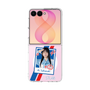 クリアケース［ STU48 - インスタントフォト風デザイン - 坂崎愛 ］