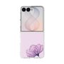 クリアケース［ Natural Flower - Purple ］