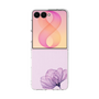 クリアケース［ Natural Flower - Purple ］