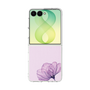 クリアケース［ Natural Flower - Purple ］