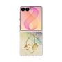 クリアケース［ Marble Nuance Painting Purple ］