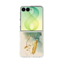 クリアケース［ Marble Nuance Painting Green ］