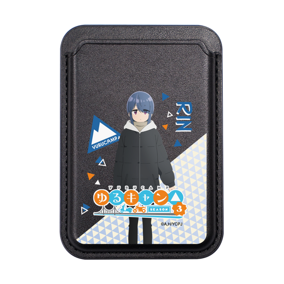 MagSafe対応カードウォレット［ 『ゆるキャン△ SEASON3』- 志摩 リン - 立ち絵 ］