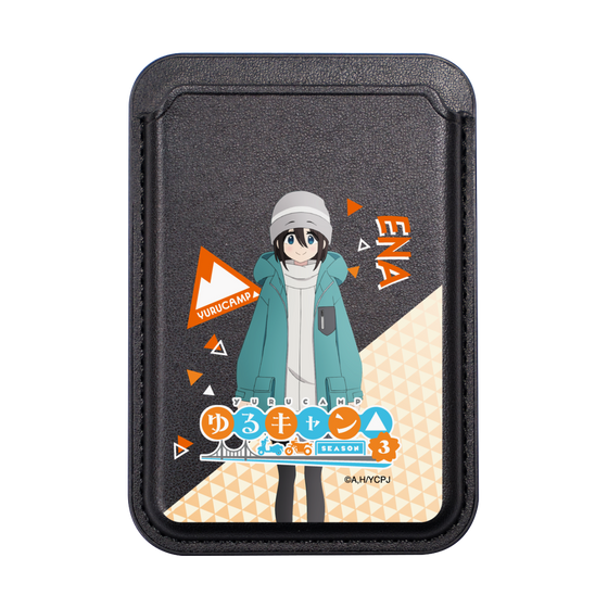 MagSafe対応カードウォレット［ 『ゆるキャン△ SEASON3』- 斉藤 恵那 - 立ち絵 ］