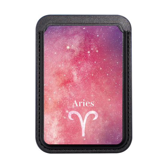 MagSafe対応カードウォレット［ STARRY SIGNS - オリジナル - Aries ］