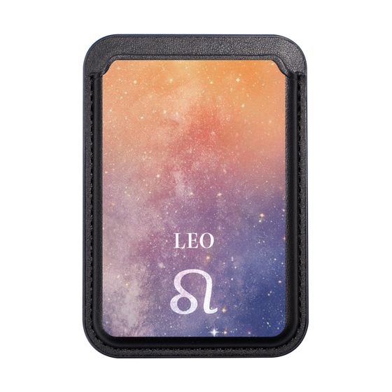 MagSafe対応カードウォレット［ STARRY SIGNS - オリジナル - Leo ］