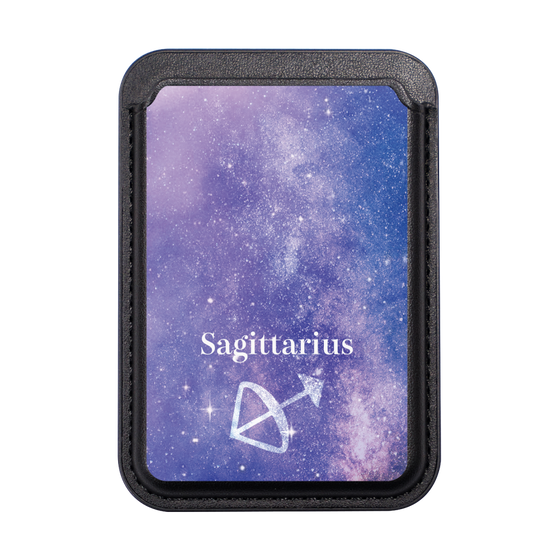 MagSafe対応カードウォレット［ STARRY SIGNS - オリジナル - Sagittarius ］