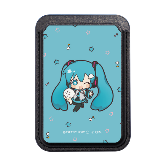 MagSafe対応カードウォレット［ しろたん×初音ミク - 初音ミク - しろたんと一緒 ］