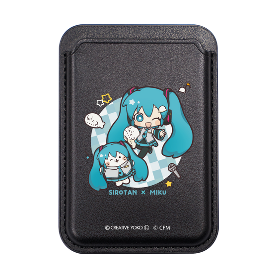 MagSafe対応カードウォレット［ しろたん×初音ミク - しろたん×初音ミク ］