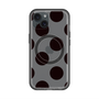 スリムプロテクションプレミアムケース with MagSafe［ シンプルドット - Black ］