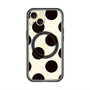 スリムプロテクションプレミアムケース with MagSafe［ シンプルドット - Black ］