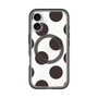 スリムプロテクションプレミアムケース with MagSafe［ シンプルドット - Black ］