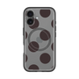スリムプロテクションプレミアムケース with MagSafe［ シンプルドット - Black ］