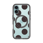 スリムプロテクションプレミアムケース with MagSafe［ シンプルドット - Black ］