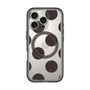 スリムプロテクションプレミアムケース with MagSafe［ シンプルドット - Black ］