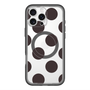 スリムプロテクションプレミアムケース with MagSafe［ シンプルドット - Black ］