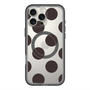 スリムプロテクションプレミアムケース with MagSafe［ シンプルドット - Black ］