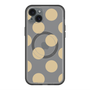 スリムプロテクションプレミアムケース with MagSafe［ シンプルドット - Beige ］