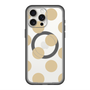 スリムプロテクションプレミアムケース with MagSafe［ シンプルドット - Beige ］