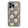 スリムプロテクションプレミアムケース with MagSafe［ シンプルドット - Beige ］