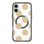 スリムプロテクションプレミアムケース with MagSafe［ シンプルドット - Beige ］