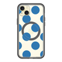 スリムプロテクションプレミアムケース with MagSafe［ シンプルドット - Blue ］
