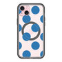 スリムプロテクションプレミアムケース with MagSafe［ シンプルドット - Blue ］