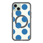 スリムプロテクションプレミアムケース with MagSafe［ シンプルドット - Blue ］