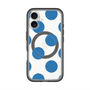スリムプロテクションプレミアムケース with MagSafe［ シンプルドット - Blue ］