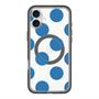 スリムプロテクションプレミアムケース with MagSafe［ シンプルドット - Blue ］