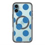 スリムプロテクションプレミアムケース with MagSafe［ シンプルドット - Blue ］