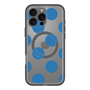スリムプロテクションプレミアムケース with MagSafe［ シンプルドット - Blue ］