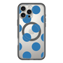 スリムプロテクションプレミアムケース with MagSafe［ シンプルドット - Blue ］