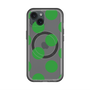 スリムプロテクションプレミアムケース with MagSafe［ シンプルドット - Green ］
