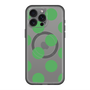 スリムプロテクションプレミアムケース with MagSafe［ シンプルドット - Green ］