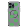 スリムプロテクションプレミアムケース with MagSafe［ シンプルドット - Green ］