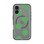 スリムプロテクションプレミアムケース with MagSafe［ シンプルドット - Green ］