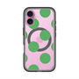 スリムプロテクションプレミアムケース with MagSafe［ シンプルドット - Green ］
