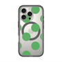 スリムプロテクションプレミアムケース with MagSafe［ シンプルドット - Green ］