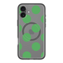 スリムプロテクションプレミアムケース with MagSafe［ シンプルドット - Green ］