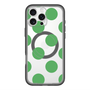 スリムプロテクションプレミアムケース with MagSafe［ シンプルドット - Green ］