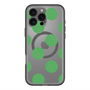 スリムプロテクションプレミアムケース with MagSafe［ シンプルドット - Green ］