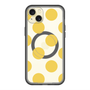 スリムプロテクションプレミアムケース with MagSafe［ シンプルドット - Yellow ］